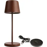Deko-Light Deko Light 620206 Canis Mini LED-Akku-Tischlampe 2.3W Warmweiß Rost