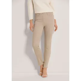 Madeleine Mid Waist Skinny-Hose mit Fransen in berber | Gr.: 42