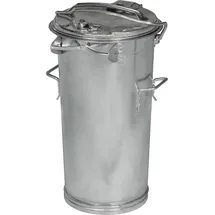 Certeo Systemmülleimer 50 l Silber