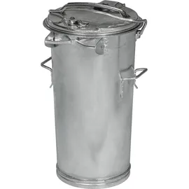 Certeo Systemmülleimer 50 l Silber