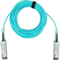 BlueOptics Glasfaserkabel QSFP28 OM3 Aqua-Farbe