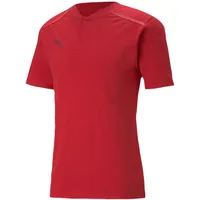 Puma teamCUP Casuals Poloshirt Herren rot, M -