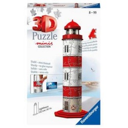 Ravensburger Puzzle Ravensburger 3D Puzzle 11273 – Mini Leuchtturm – 54 Teile – ab 8…, 54 Puzzleteile