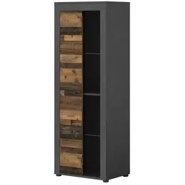 Möbel Boss Vitrine Jam 60 x 35 x 159 cm Schwarz