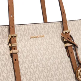 Michael Kors Quinn Large Shopper Kunstleder Weiß/Khaki