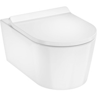 HANSGROHE EluPura S Wand-Tiefspül-WC mit AquaHelix Flush, mit WC-Sitz, 61115450
