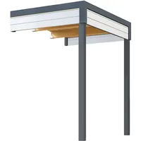 Weka für Gartenhaus Batu 1 hellgrau 150 x 200