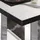 GGM Möbel Bistro Loungetisch 110 x 60 x 41 cm Weiß Marmor