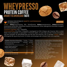 GEN GERMAN ELITE NUTRITION Whey Protein Zimt Kaffee Pulver 908 g