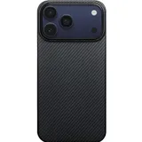 pitaka iPhone 17 Pro Max Ultra-Slim Case schwarz/grau