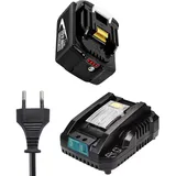 Akku, 1x Ersatzakku Mini-ladegerät Bl1850 18v 5.5ah, Kompatibel Mit Makita Werkzeugen, Vor-ort-funk Dmr108 Dmr110 Dmr107 Dmr112 Dmr104 Dmr106 Mit 18v Funk