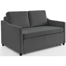 Atlantic Home Collection Schlafcouch Cord 2-Sitzer Grau