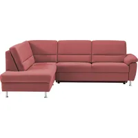 CALIZZA INTERIORS Ecksofa Onyx Stoff MultiColor Paprika