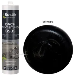 Bostik B535 Dach Dicht Bitumen Universaldichtstoff 300ml Kartusche schwarz