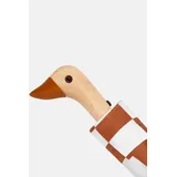 Original Duckhead Regenschirm Peanut Braun Rostrot Karo