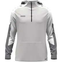 Jako Unisex Zip-Hoodie Dynamic hellgrau/weiß/grau, M
