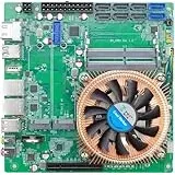 CYMINILMDPC Ryzen 7 5825U NAS Firewall Motherboard,ITX Mini PC Gaming Board,8-Bay SATA3.0 (8X) + Dual M.2 NVMe,2.5G Dual LAN (2X),DDR4 SODIMM (2X),PCIe 3.0 x8,Home Server, PFSense, Proxmox, UnRAID