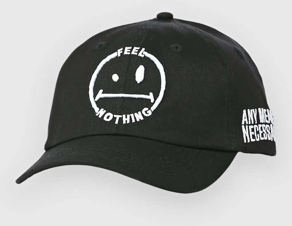 Any Means Necessary Feel Nothing Dad Cap black Gr. Uni