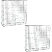 Estexo Gabionen 100 x 100 x 30 cm 2er
