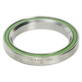 Enduro Bearings ACB 4545 1375 Angular Contact Stainless Steel Steuersatzlager, 45x45°, 37x49x7 - Silber