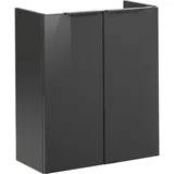 Fackelmann Waschbeckenunterschrank SBC Anthrazit 52 cm