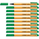 Stabilo - Umweltfreundlicher Filzschreiber - GREENpoint - 10er Pack - grün