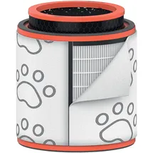 Leitz HEPA Filtertrommel Haustier Schwarz/Orange/Weiß