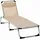 Outsunny Sonnenliege 80 x 60 x 61 cm Beige