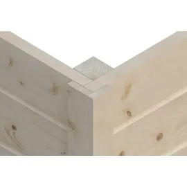 SKANHOLZ Gartenhaus Tournai 2 4,80 x 3,80 m Beige