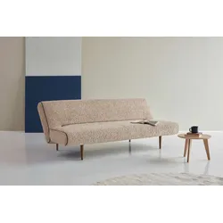 Schlafsofa INNOVATION LIVING TM "Unfurl Bettsofa, Klappsofa, Gästebett, Couch, Schlaffunktion", beige, B:200cm H:81cm T:98cm, 100% Polyester, Sofas
