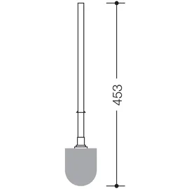 Hewi WC-Bürste 477 rubinrot