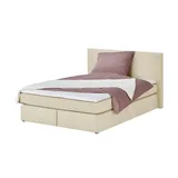 Smart Boxspringbett Basic ¦ beige ¦ Maße (cm): B: 153 H: 97 T: 211