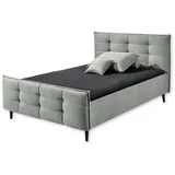 meinBett Mario B 140 x 200 cm grey