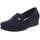 Ital-Design Mokassins Damen Blau 38