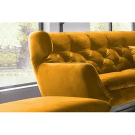 KAWOLA Sofa CHARME Velvet curry