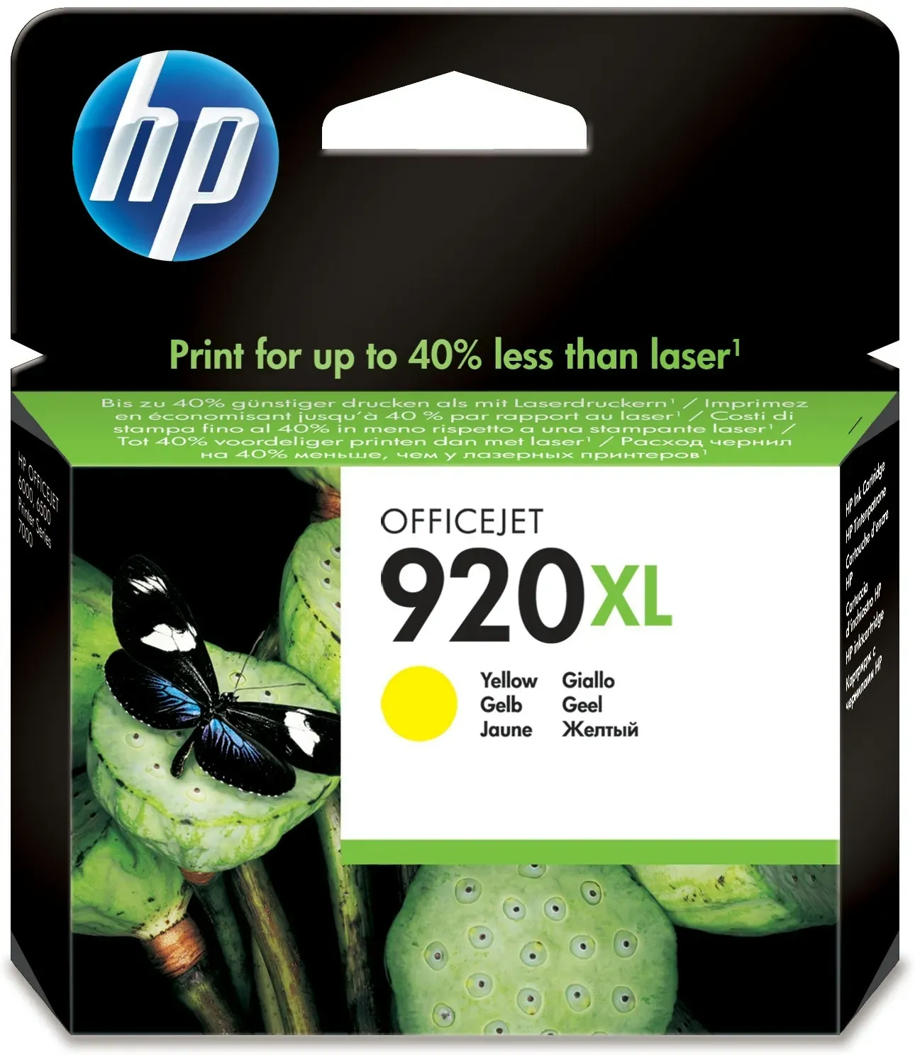 HP 920XL Gelb Original Druckerpatrone mit hoher Reichweite