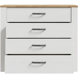 Forte Kommode Bohol 101,4 x 87 x 42 cm Schwarz