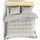 De Witte Lietaer Zygo Gestreift Taupe 240 x 220 cm + 2 x 40 x 80 cm