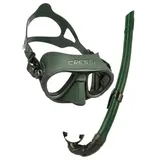 Cressi - Calibro & Corsica - Maske und Schnorchel - Farbe: Grün