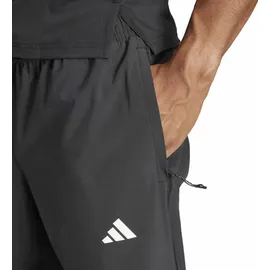 adidas Train Essentials Training Woven Hose Herren Black WHITE, L