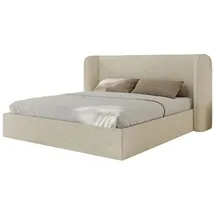 Möbel Kraft Polsterbett 180 x 200 cm Creme