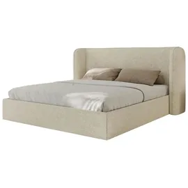 Möbel Kraft Polsterbett 180 x 200 cm Creme