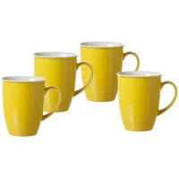 Ritzenhoff & Breker Doppio Kaffeetasse 0,32 l Gelb 4 St.