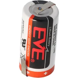 Eve CR17335 3V Lithium Batterie mit Lötfahnen oder Lötpaddel auswählbar