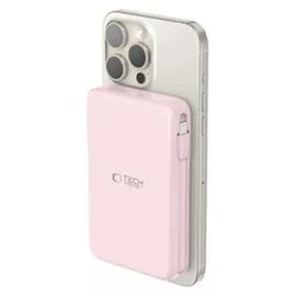 TECH-PROTECT Powerbank Tech-Protect PB31 LifeMag MagSafe 10000 mAh - rosa