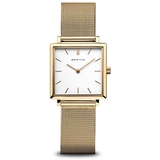 BERING Damen Uhr analog Quarz mit Milanaise-Armband 18226-334