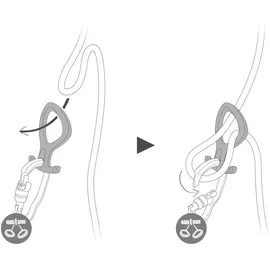 Petzl Pirana Club Abseilgerät Grün