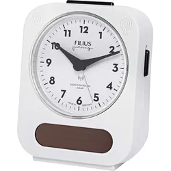 Funkwecker FILIUS ZEITDESIGN "0543-0", weiß, Wecker, Wecker, Beleuchtung, Solar, Made in Germany,Schlafzimmer, Geschenkidee