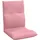 vidaXL Bodenstuhl 46 x 50 x 61 cm Rosa mit Kissen