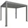 Biohort Pergola 3,68 x 3,12 m Grau/Silber-metallic